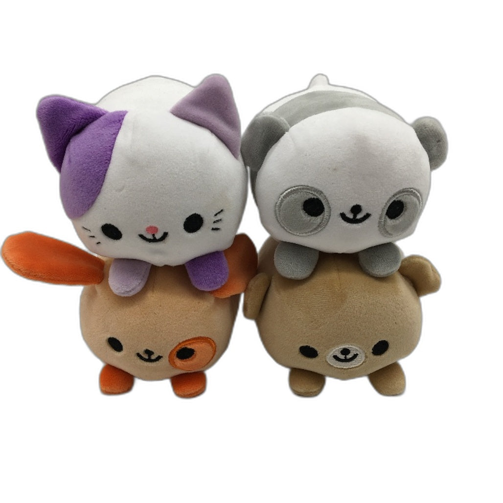 Mini Plush Toy 2x 2 Pack Bundle Super Soft Magnetic Animal Palm Pal Plushies NEW