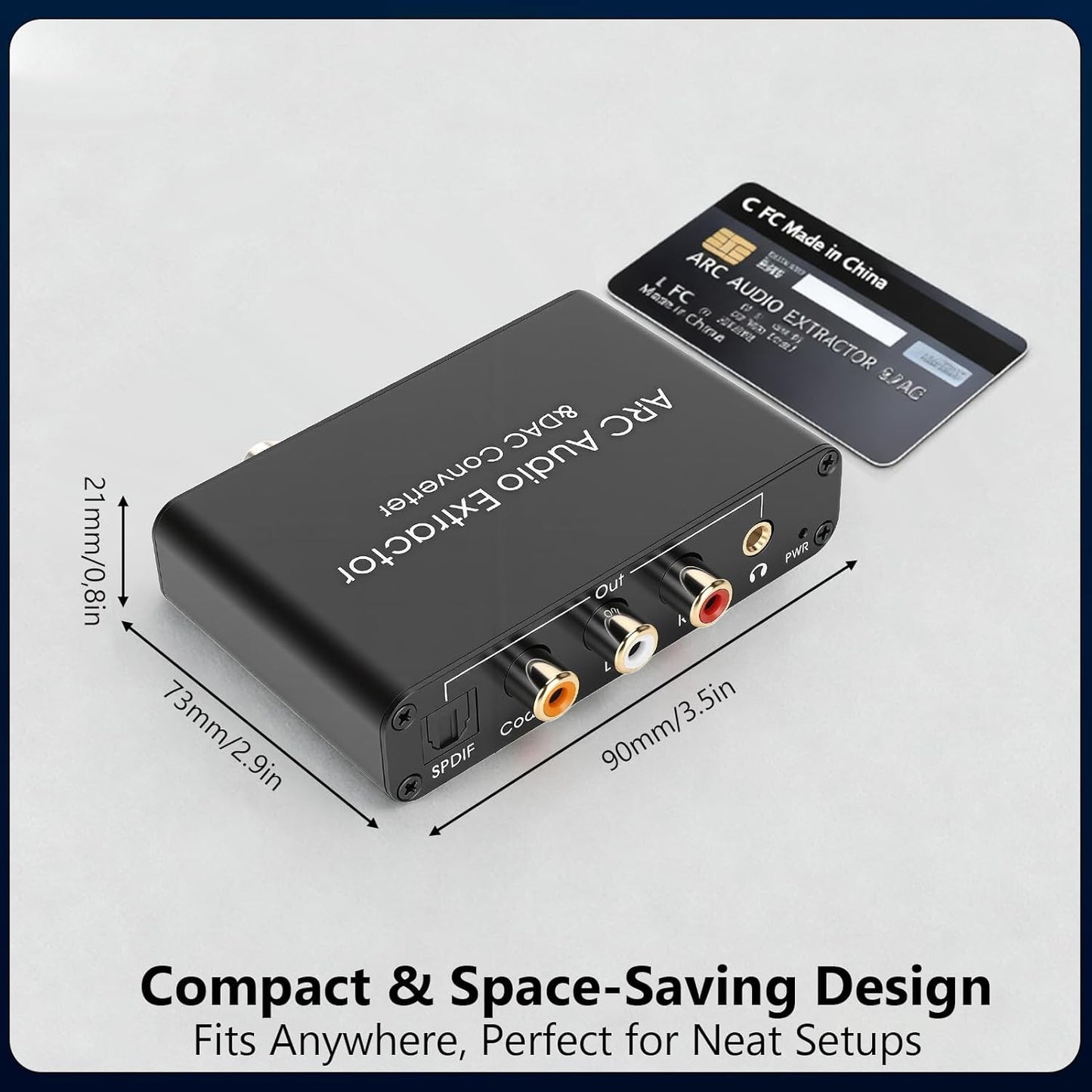 LICAEVEY HDMI ARC Sound Extractor Converter with Volume Control for Home...