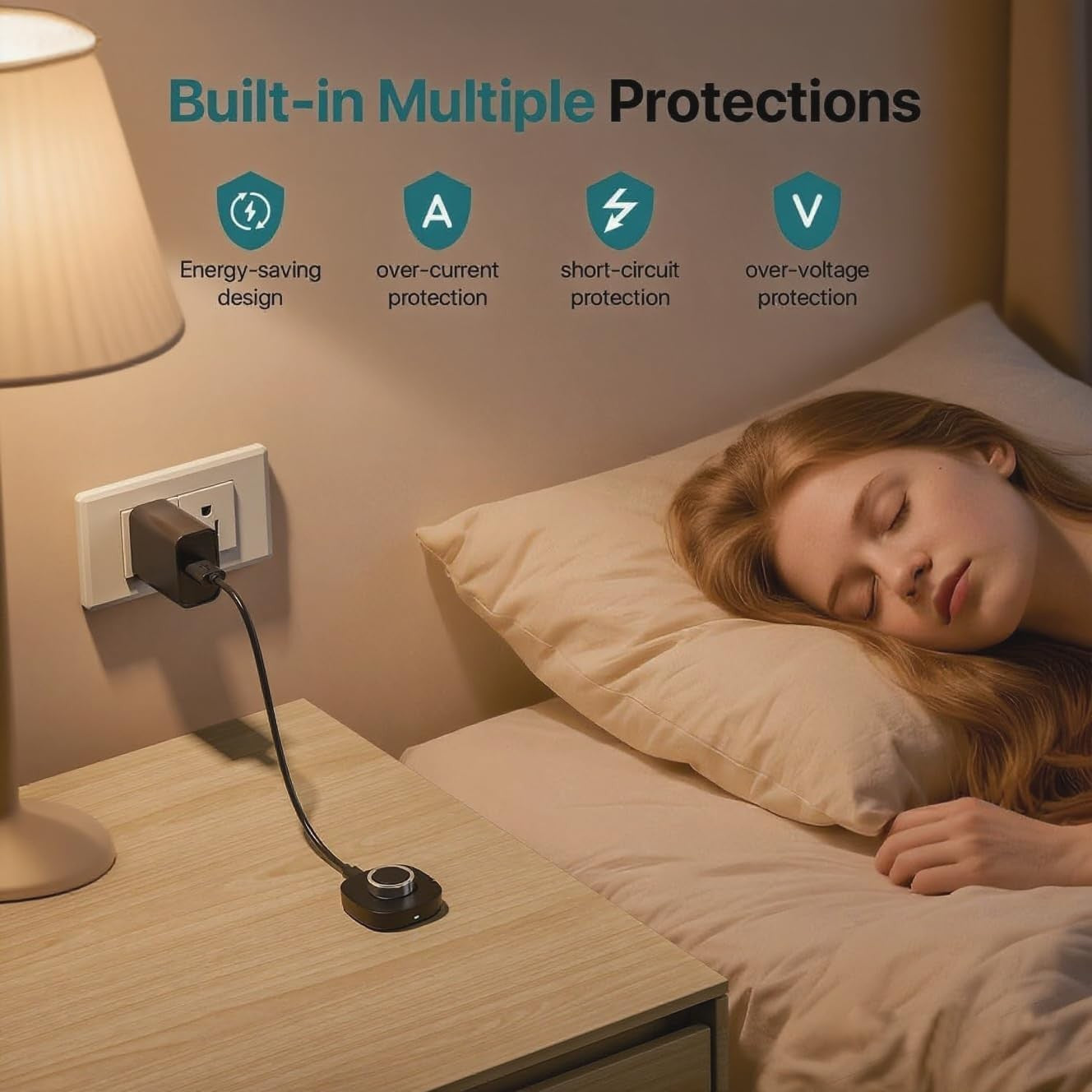 Musotica Ring Charger Size 10 Black Fast Charging Dock with USB-C Cable...