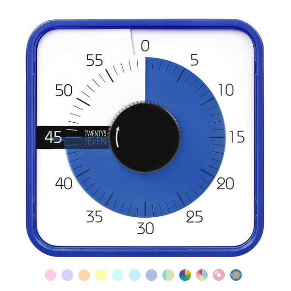 TWENTY5 SEVEN 7.5 Inch Visual Countdown Timer for Classroom & Office