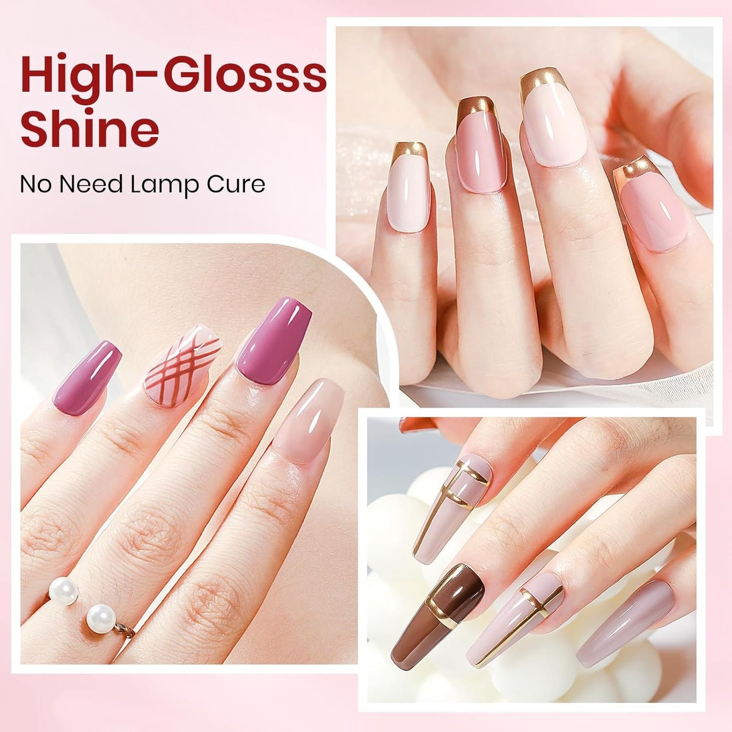 SUPWEE 12 Color Quick Dry Nail Polish Set for Easy Home Manicure Art