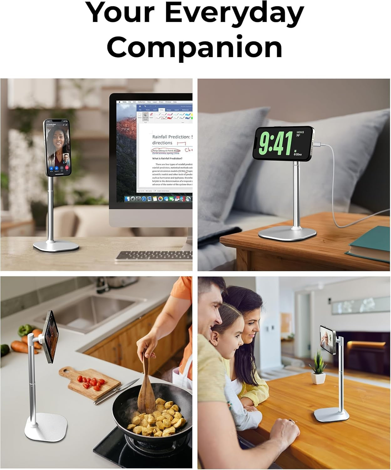 COOPER MagStand iPhone Desk Stand for Video Recording Compatible with MagSafe