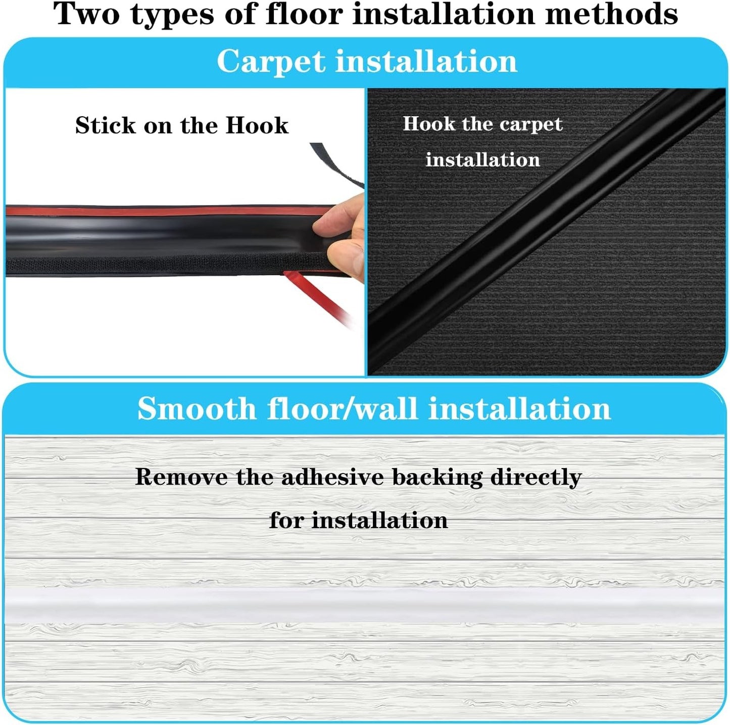 Adyawen 8.2FT Cord Cover for Wires on Floor Soft PVC Cable Protector