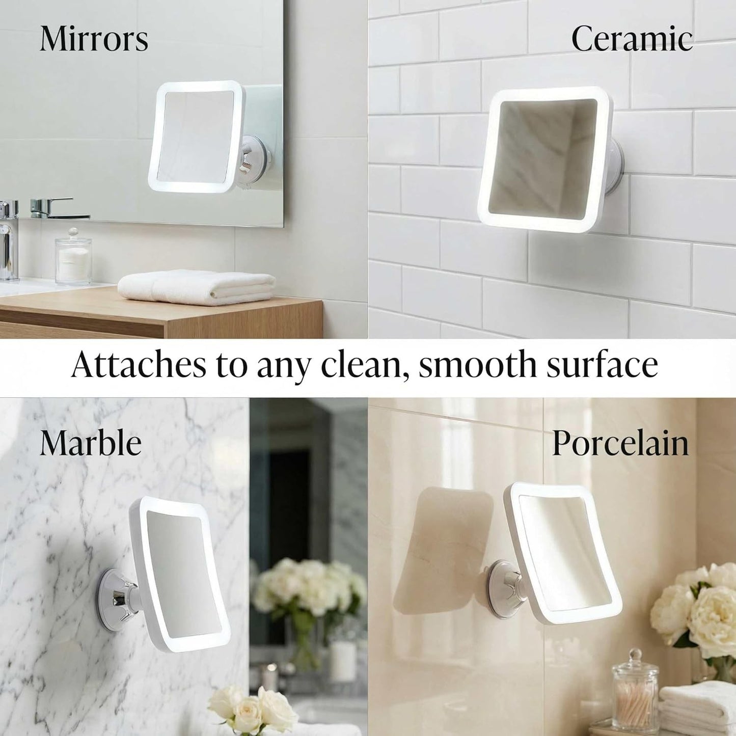 Fancii Lighted Magnifying Makeup Mirror with Natural Daylight LED