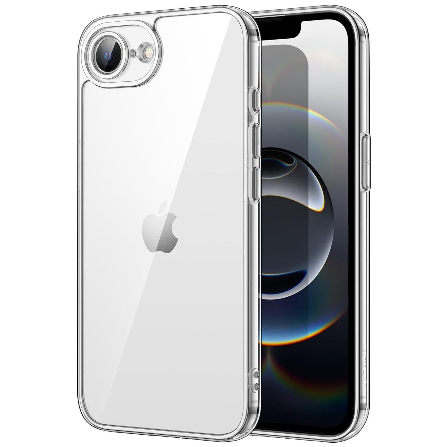 JETech Clear Case for iPhone 16e 6.1-Inch Shockproof Bumper Cover