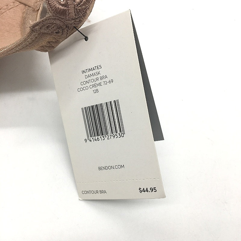 Bendon Intimates Damask Contour Bra Coco Creme Ladies Size 12B NEW