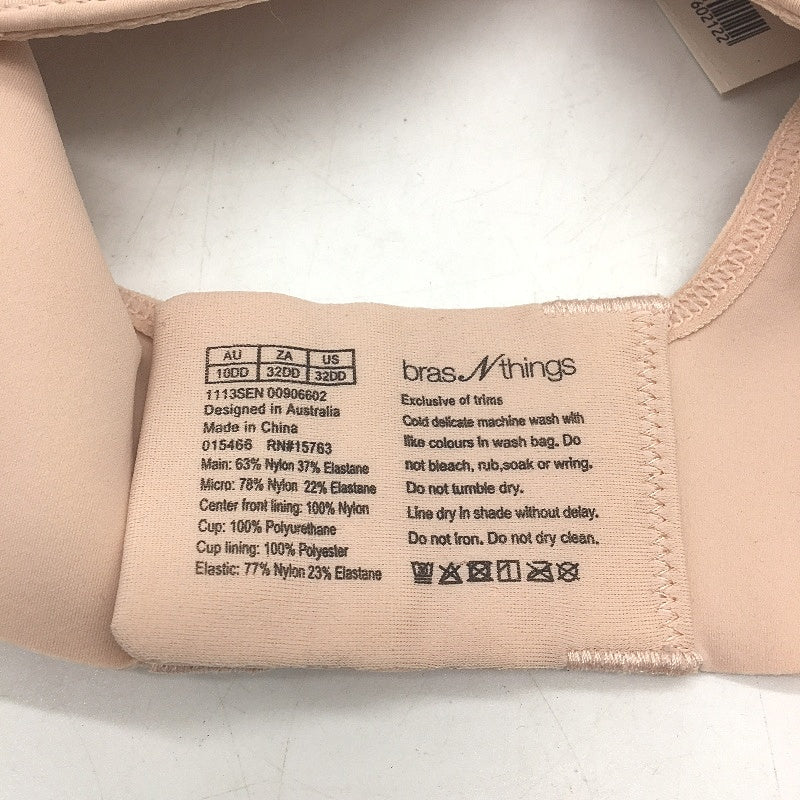 Bras N Things Blush Pink Smooth Sensation Adelina Full Cup Bra Size 10DD NEW