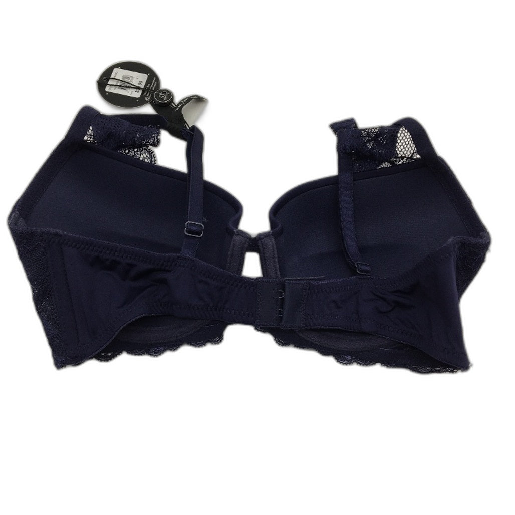 Chloe & Lola Myer Navy Blue Lace Detail Push Up Bra Ladies Size 12C NEW