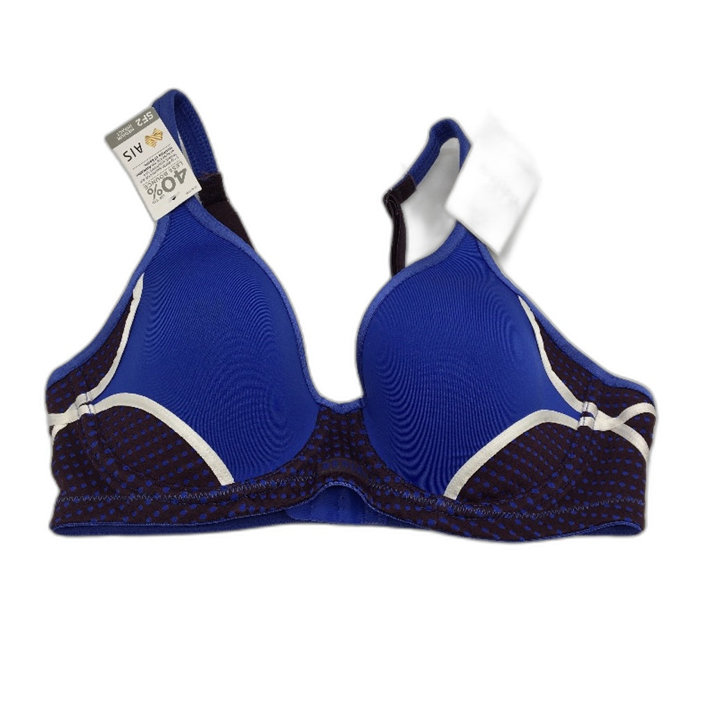 Berlei SF2 Medium Impact Blue Electrify Mesh Contour Bra Ladies Size 12B NEW