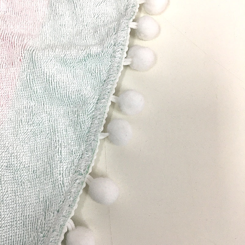 Target Aust CottonWatermelon Red & Pink Pompom Kids Hooded Bath Towel Pack NEW