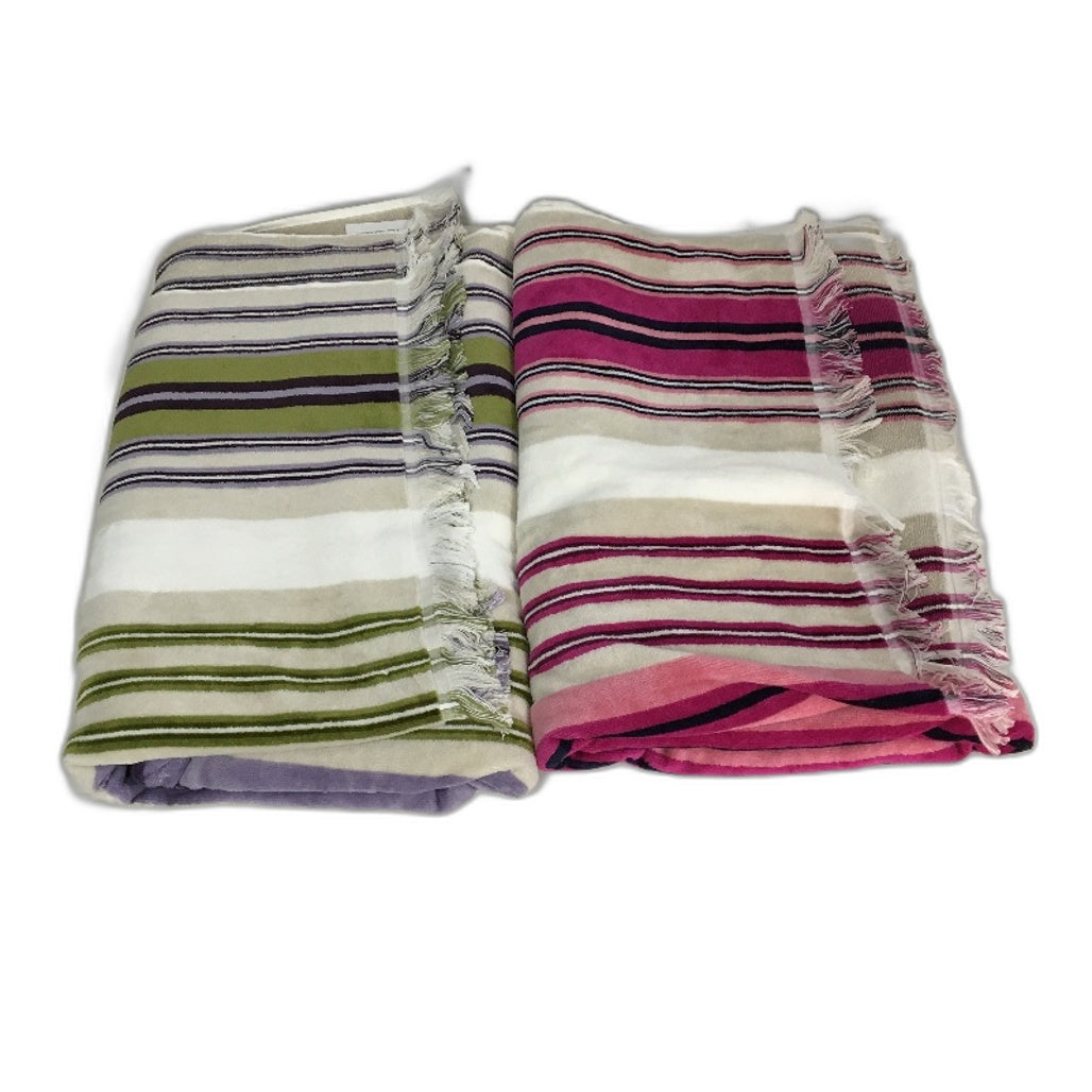 Target Aust Cotton Velour Thalia Stripe Adult Size Beach Towels 95x175cm NEW