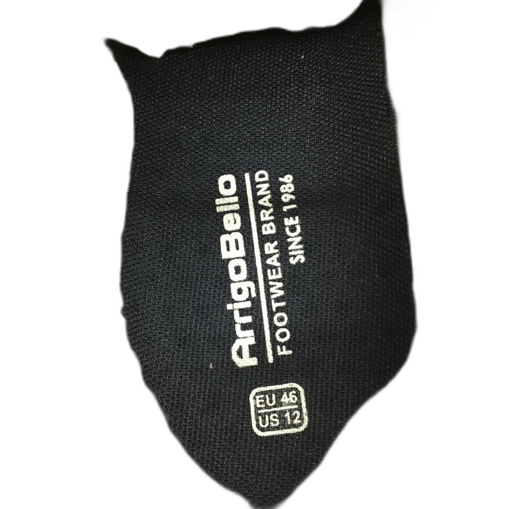 Arrigo Bello Breathable Walking Navy Zip Fashion Sneaker Shoes Mens Size 12 NEW