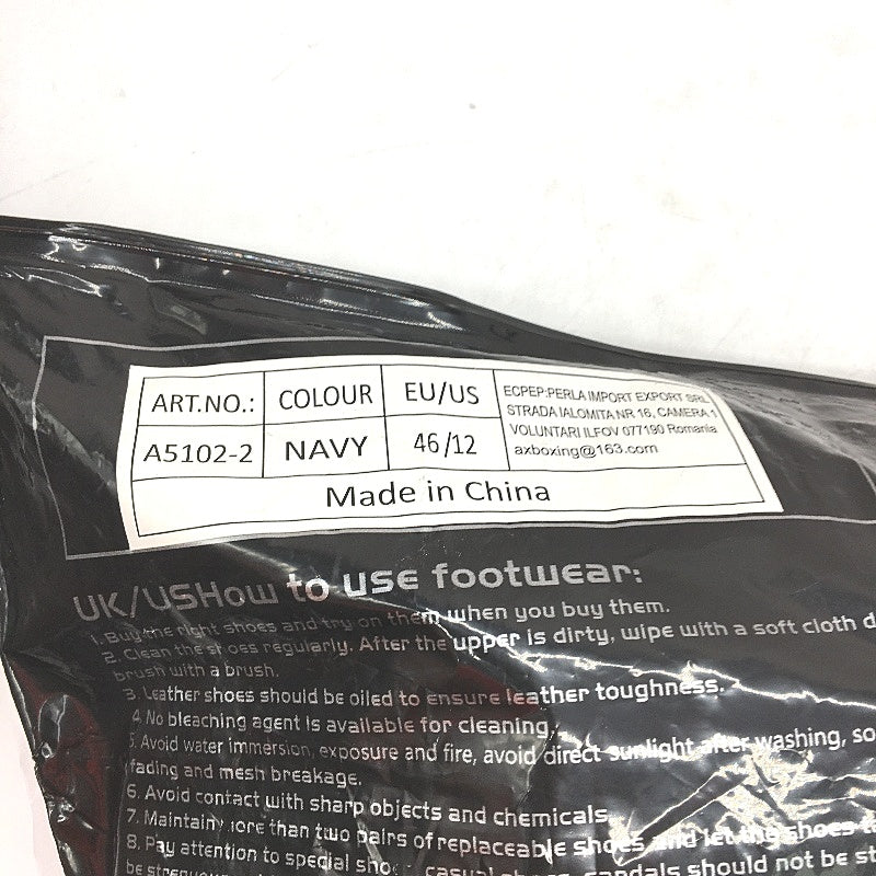 Arrigo Bello Breathable Walking Navy Zip Fashion Sneaker Shoes Mens Size 12 NEW