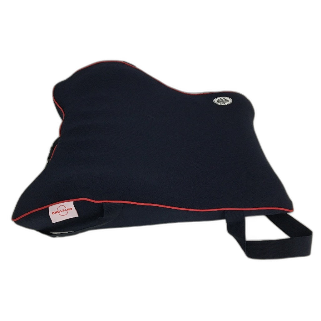 ANTETOKO Lumbar Support Memory Foam Ergonomic Back Pillow in Navy DEMO