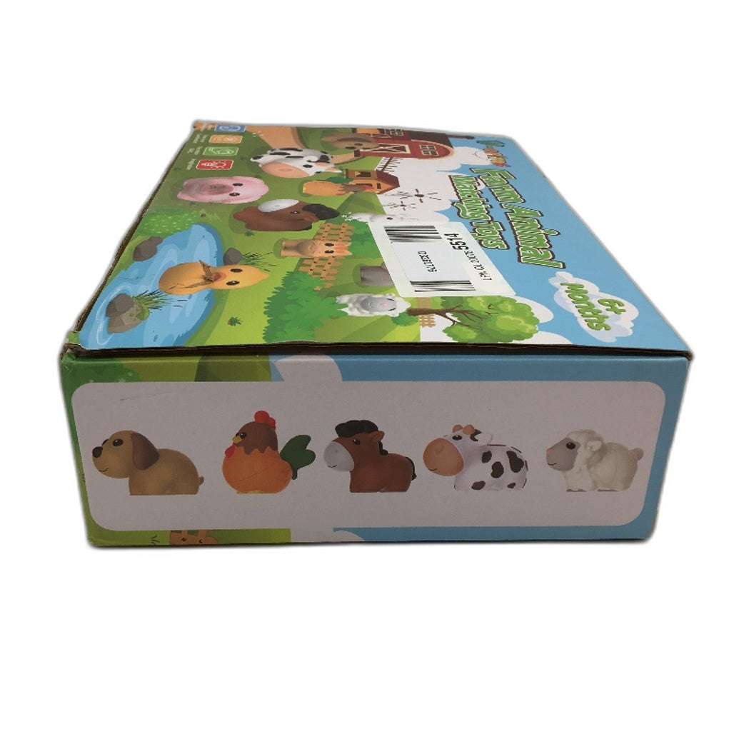 V-Opitos 10 Piece Farm Animal Matching Toys for Ages 6 Months and Up NEW