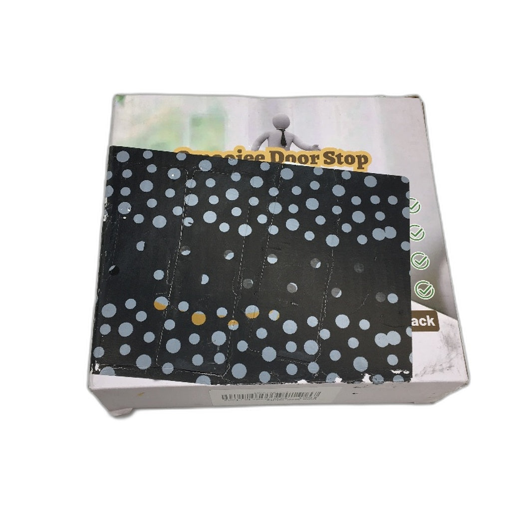 Omoojee 2 Pack Little Character Non Slip Base Door Stoppers in White NEW