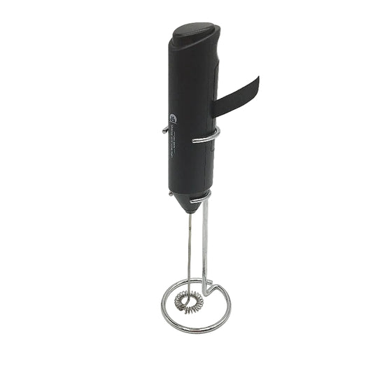 New England Stories Electric Handheld Milk Frother Foam Maker in Black DEMO
