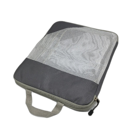 Set of 5 Mesh Grey Travel Packing Cubes Clothing Organiser for Suitcase NEW