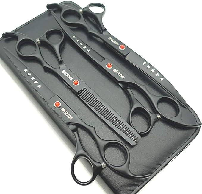 Smith King 4 Piece Professional Stainless Steel Pet Grooming Scissors NEW