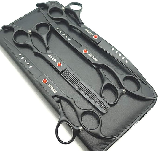 Smith King 4 Piece Professional Stainless Steel Pet Grooming Scissors NEW