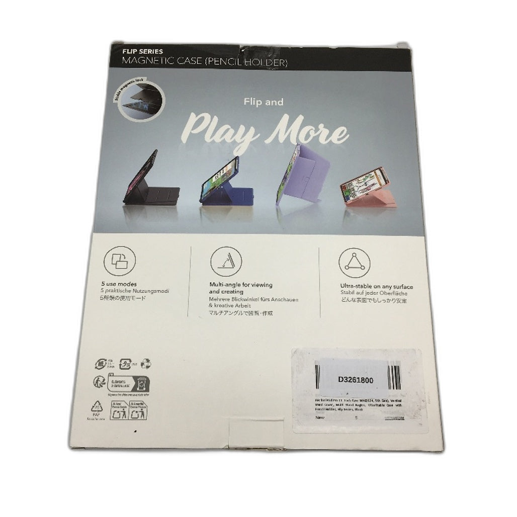 ESR 11 Inch iPad Pro 5th Gen M4 2024 Vertical Stand Cover Case in Black NEW