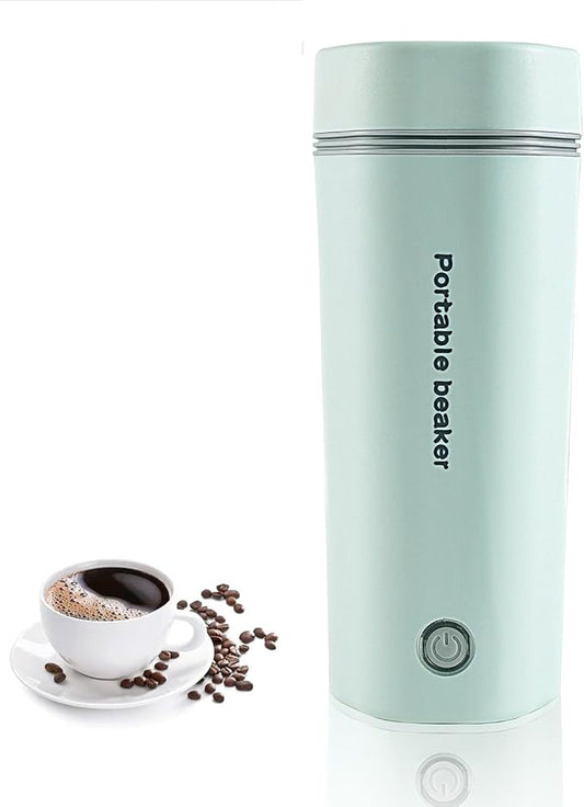 350ml BPA Free Portable Stainless Steel Electric Kettle Bottle in Mint NEW