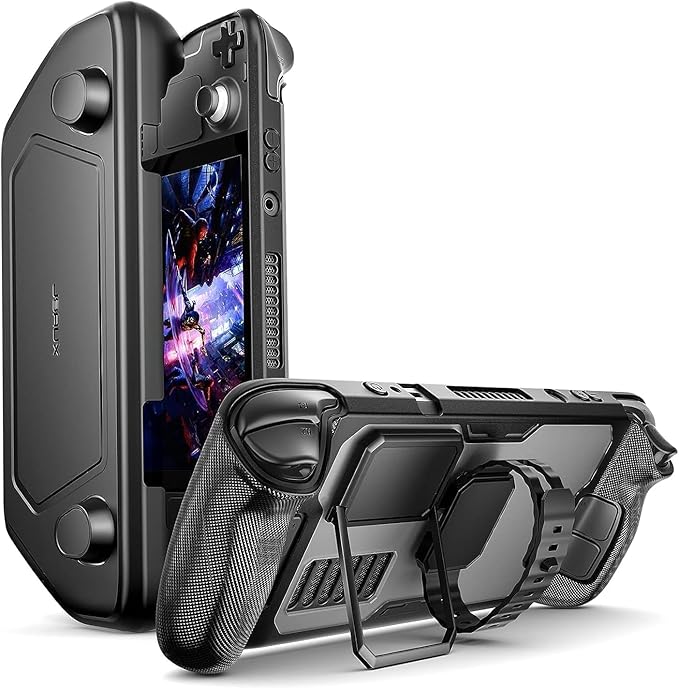 JSAUX PC0104 ModCase for Steam Deck with Detachable Front Shell and Strap NEW