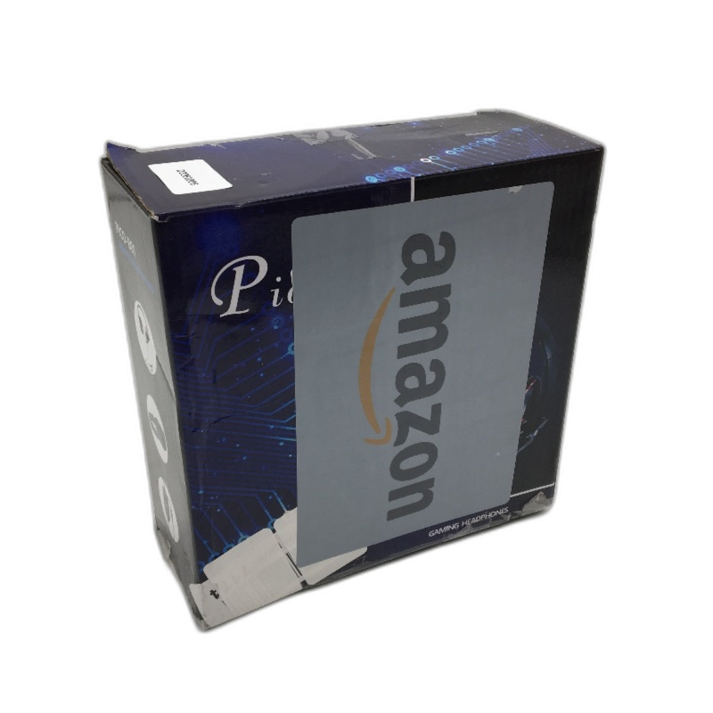 Picozon USB-A Wired Over Ear Lightweight Gaming Headset with Mic in Black NEW