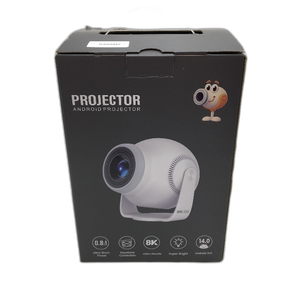 Velec TP360 1080p FHD Android 14 Mini Portable Home Theatre Projector DEMO