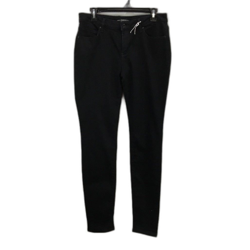 Guess Annette Skinny Slim Tapered Black Mid Rise Jeans Ladies Size EU 44 NEW