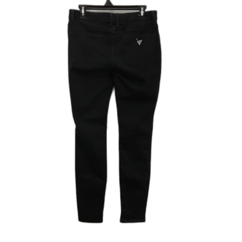 Guess Annette Skinny Slim Tapered Black Mid Rise Jeans Ladies Size EU 44 NEW