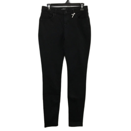 Guess Annette Skinny Slim Tapered Black Mid Rise Jeans Ladies Size UK 30 NEW