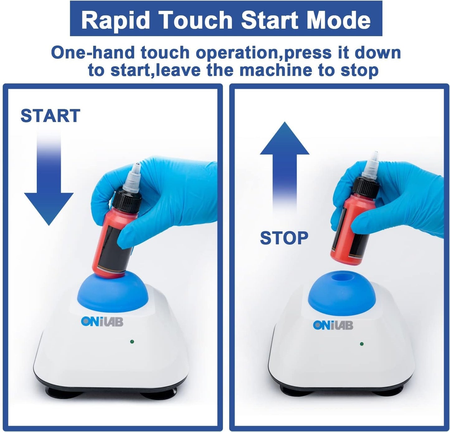 ONiLAB Mini Vortex Mixer with Touch Function for Lab Mixing Online Australia