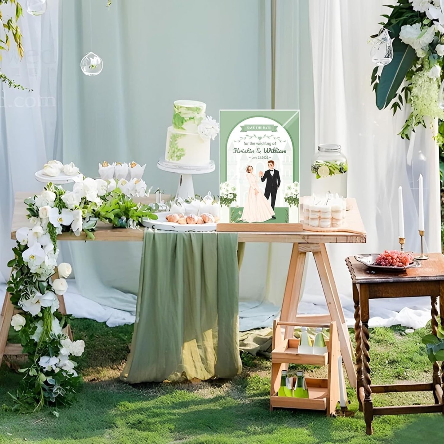 FayrVind 3 Pack A4 Acrylic Sign Holders with Wooden Base for Retail Display AU