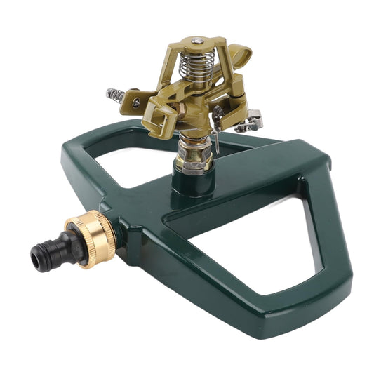 Gernie 360 Degree Rotating Garden Sprinkler for Large Areas with Metal Base AU