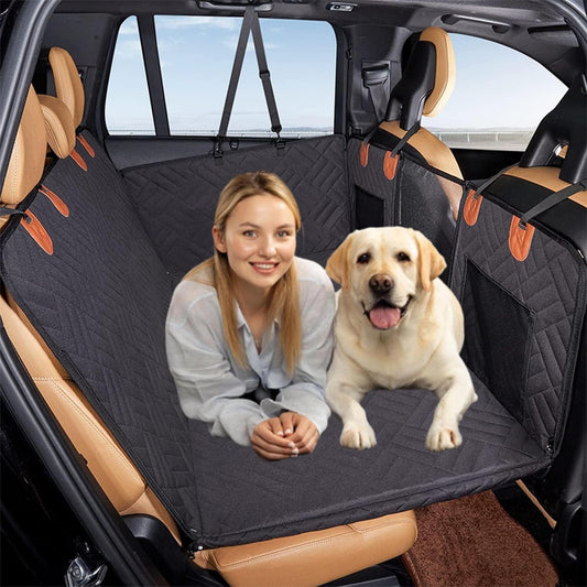 JEAWIWI Waterproof Dog Car Seat Cover Extender for SUV Truck Black NEW