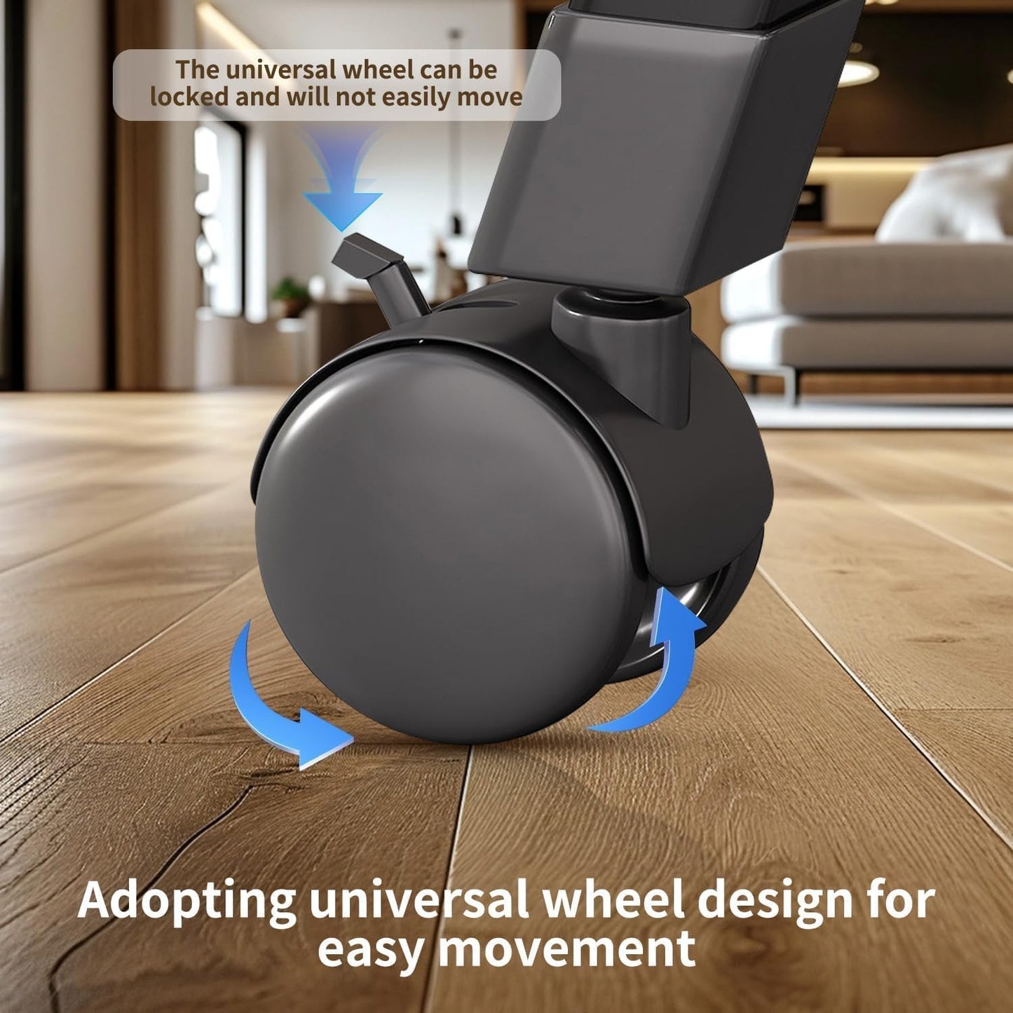 UESJKHOA 3-Tier Folding Clothes Drying Rack with Wheels for Indoor DEMO