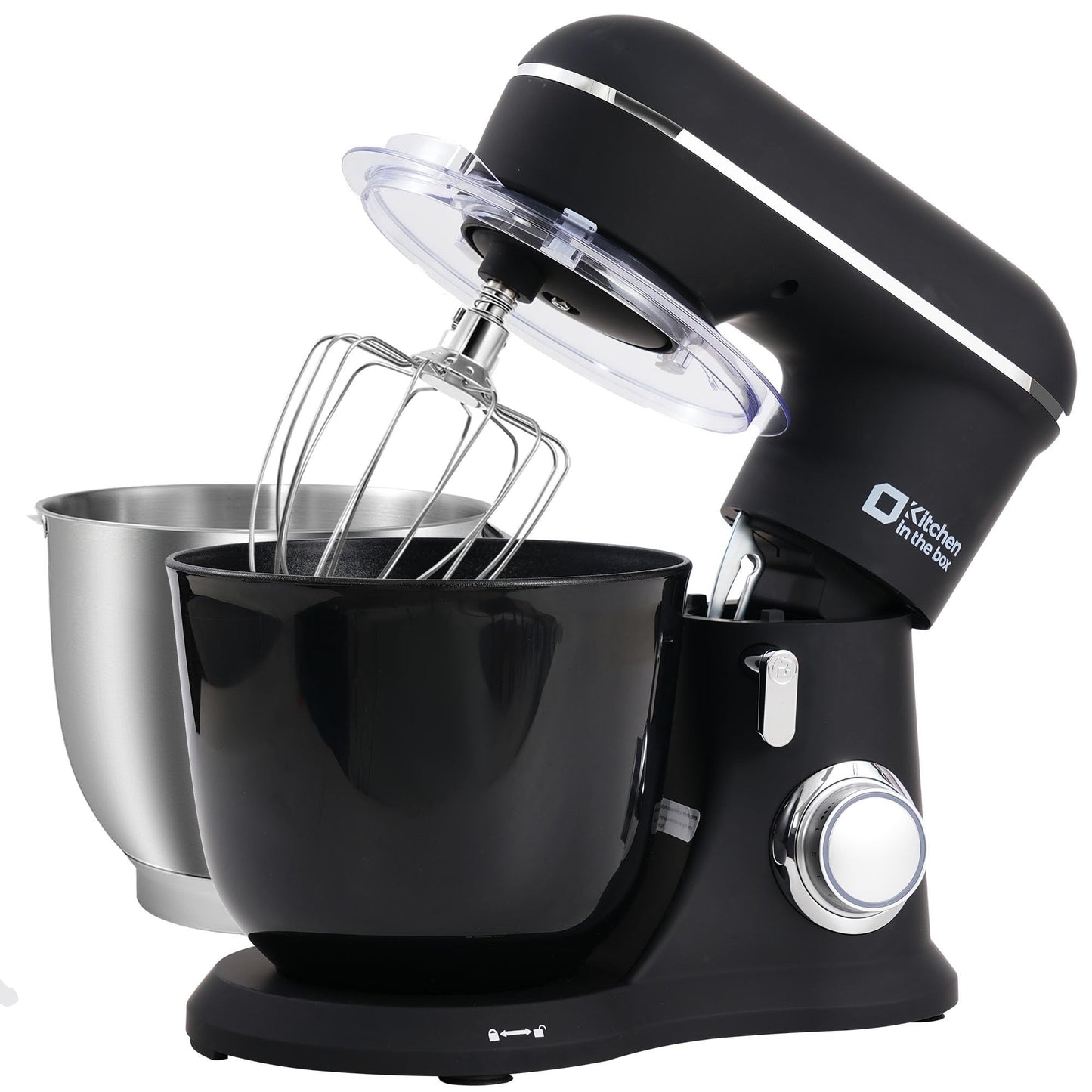 Kitchen in the Box 4.5QT 5QT Stand Mixer Onyx Black Electric Food NEW