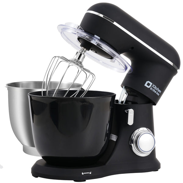 Kitchen in the Box 4.5QT 5QT Stand Mixer Onyx Black Electric Food NEW
