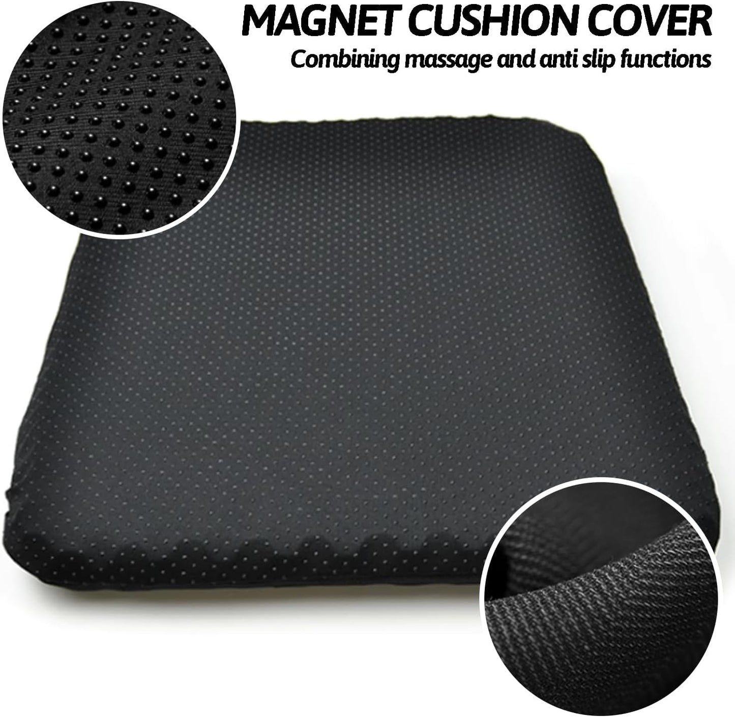 Yotsuba Gel Seat Cushion for Office Chair & Car - Cooling Relief Pain