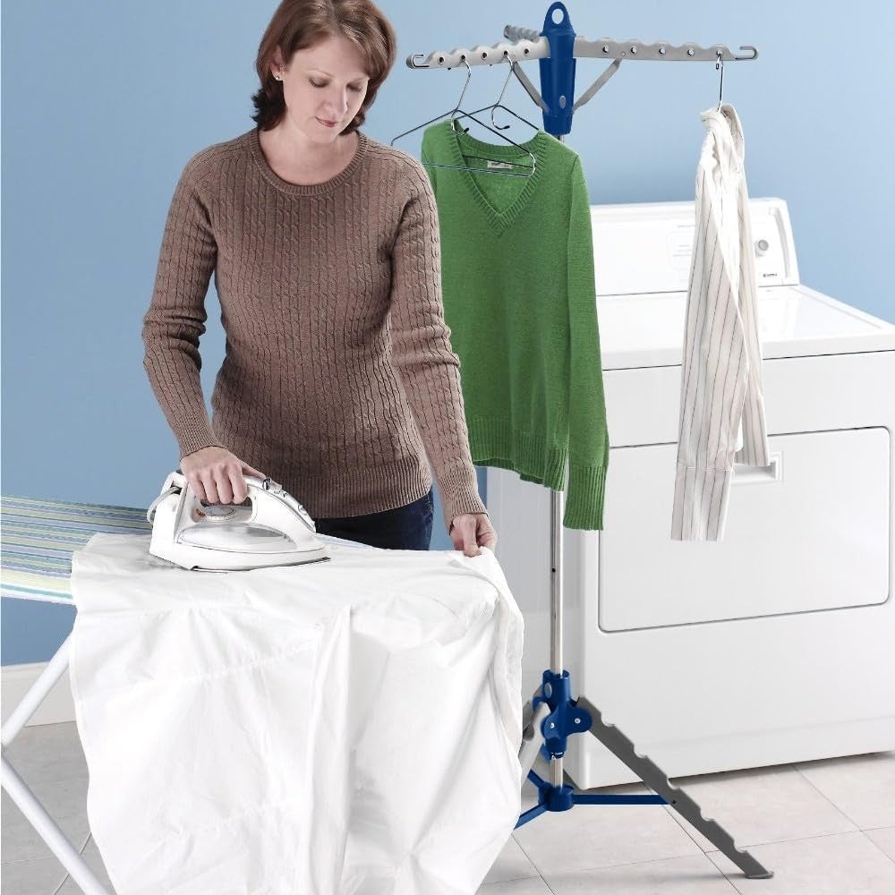 Portable Folding Multi Clothes Airer Laundry Drying Rack Tripod Stand