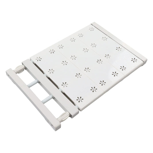 Tension Shelf Organizer for Closets No Drilling Expandable 38-55cm