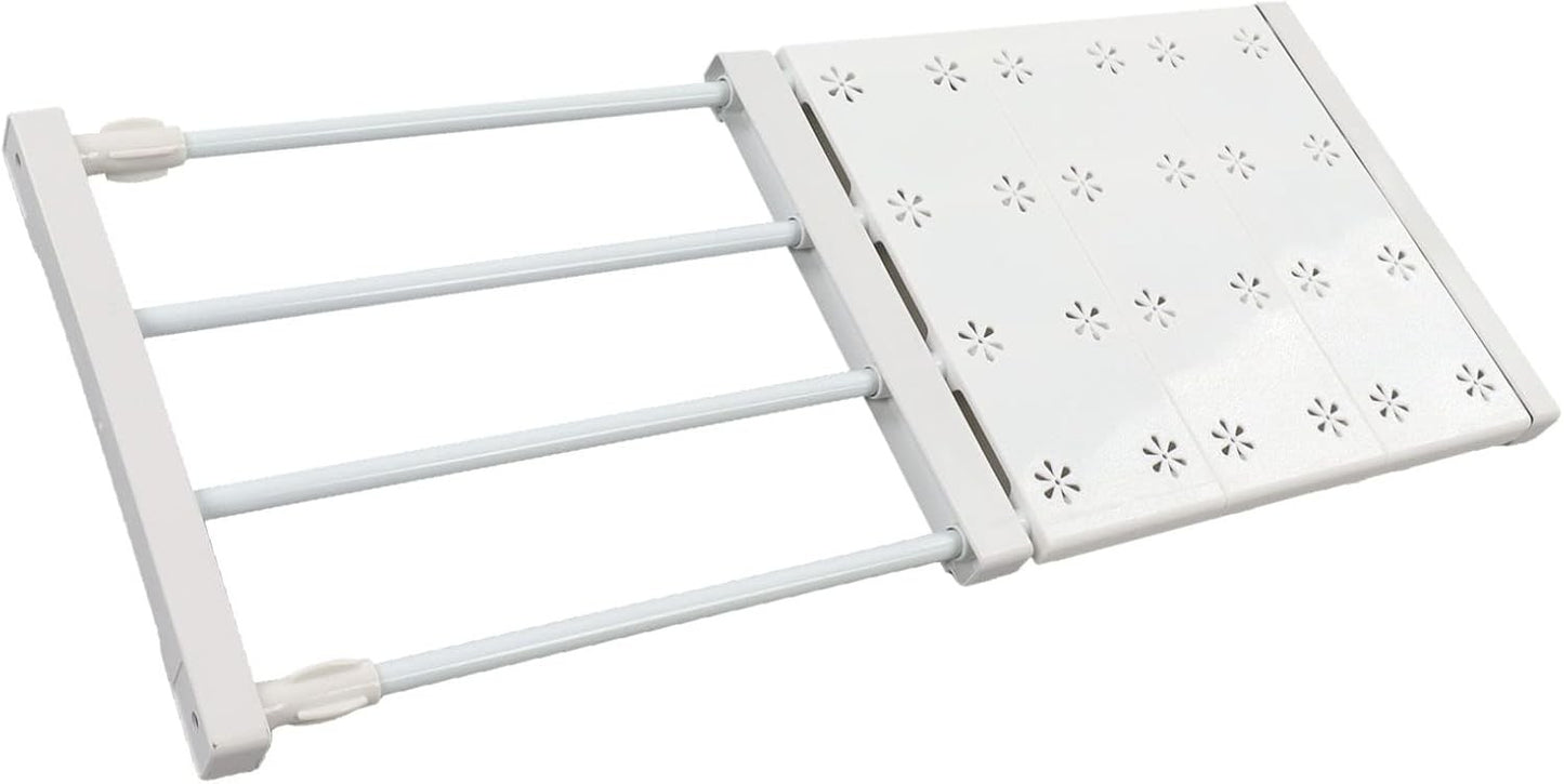 Tension Shelf Organizer for Closets No Drilling Expandable 38-55cm