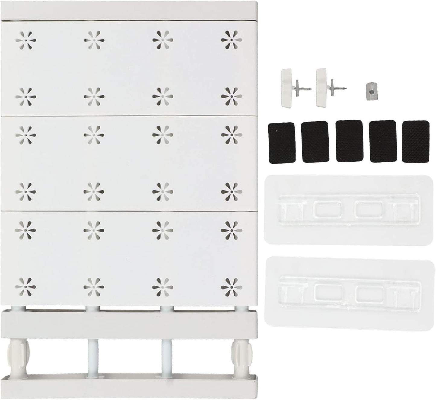 Tension Shelf Organizer for Closets No Drilling Expandable 38-55cm