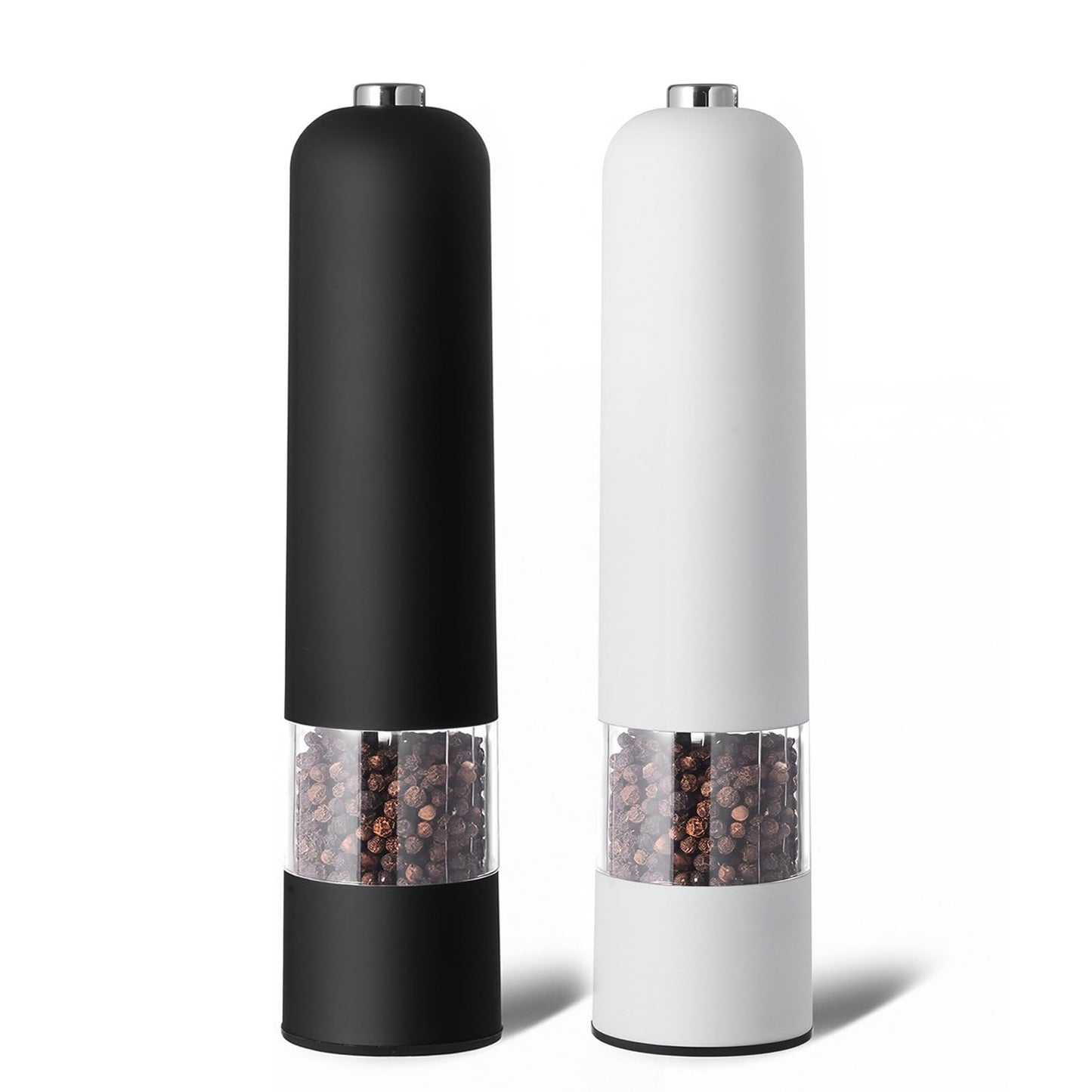 ONEIN Electric Salt and Pepper Grinder Set with Adjustable Ceramic Core