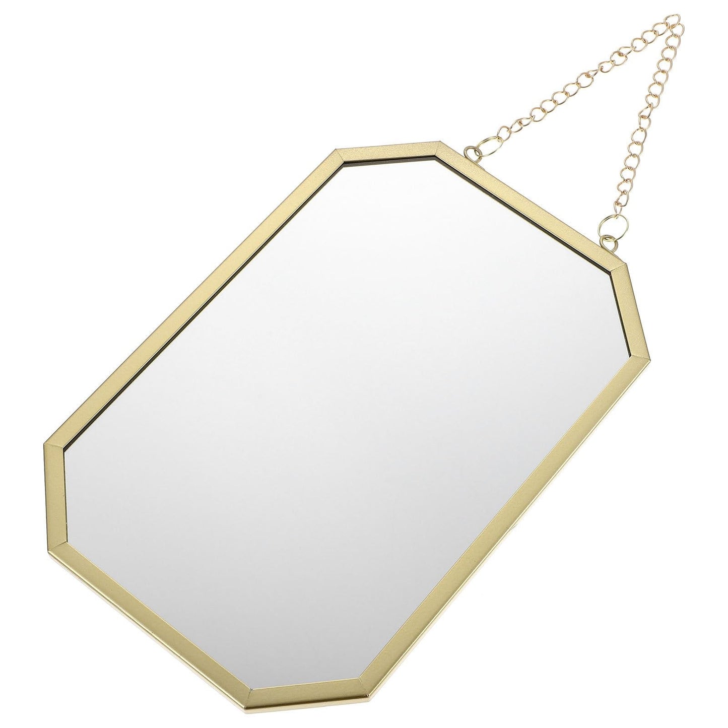 Small Square Wall Hanging Vanity Mirror with Chain for Bathroom NEW