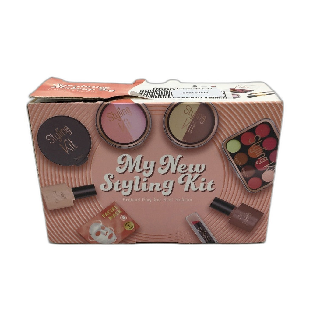 My New Styling Kit 12 Piece Pretend Makeup Toy Set for Ages 3 and Up NEW