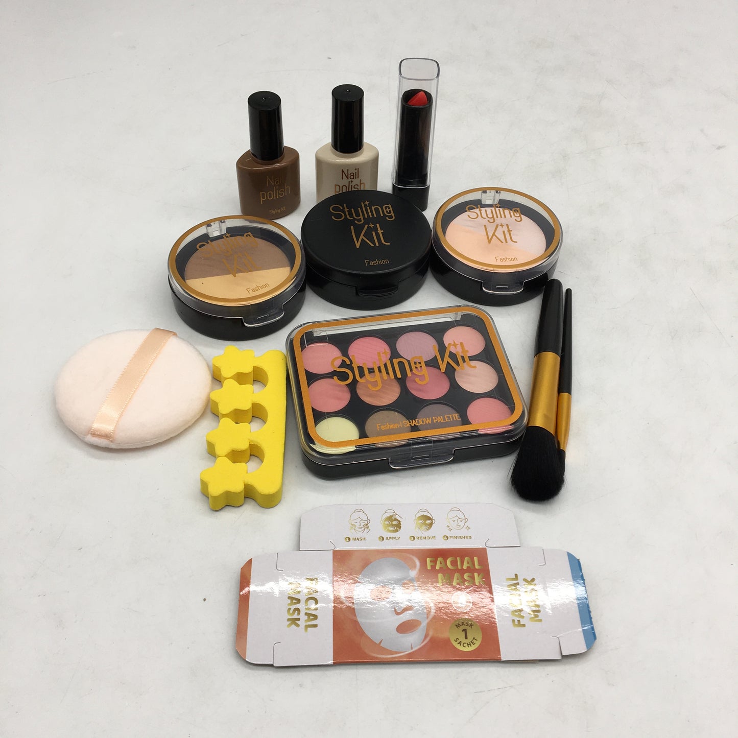 My New Styling Kit 12 Piece Pretend Makeup Toy Set for Ages 3 and Up NEW