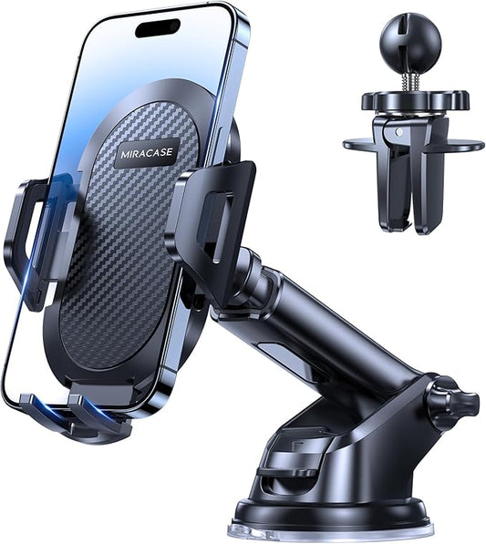 Miracase Universal Mobile Phone Suction Cup and Car Vent Car Holder NEW