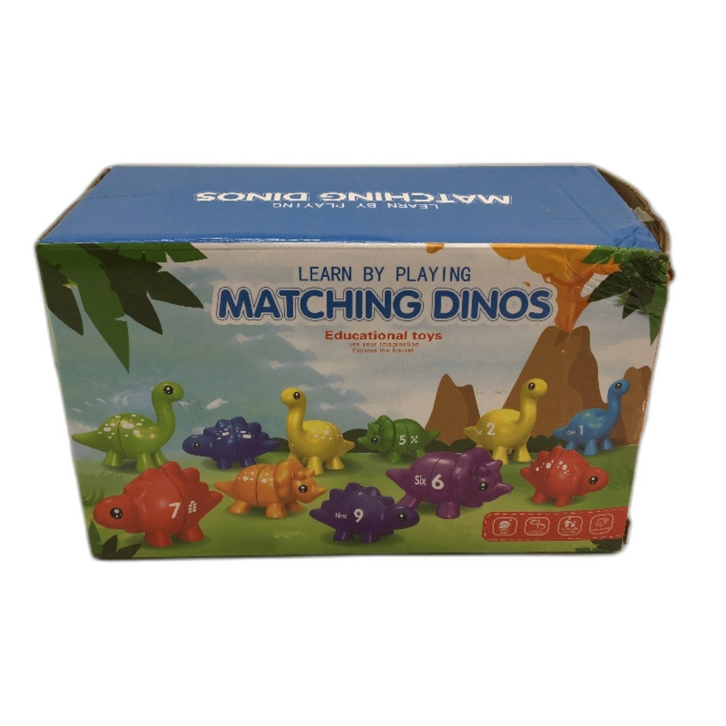 26 Piece Matching Dinos Learning Alphabet Dinosaur Educational Toys NEW